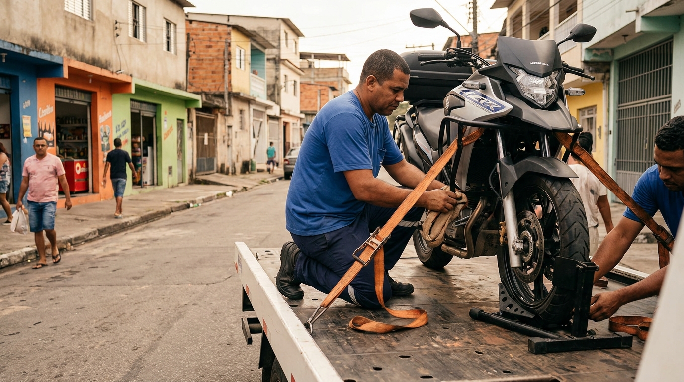 Guincho para Moto em Itaquaquecetuba‑SP
